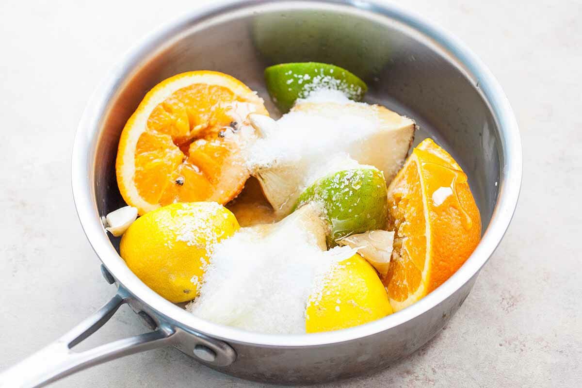 Citrus Pork Chops on the Grill make the brine