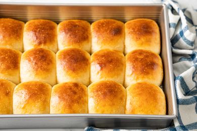 Sourdough Rolls in a Baking Pan
