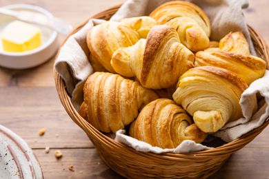 Homemade Crescent Rolls in a Bread Bowl